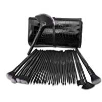 USpicy Brochas Maquillaje Profesional 32pcs- Set Cepillos de Maquillaje Comésticos para Sombra de Ojos- Colorete- Polvo…